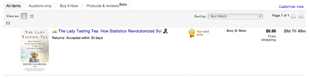 Ebay Results"